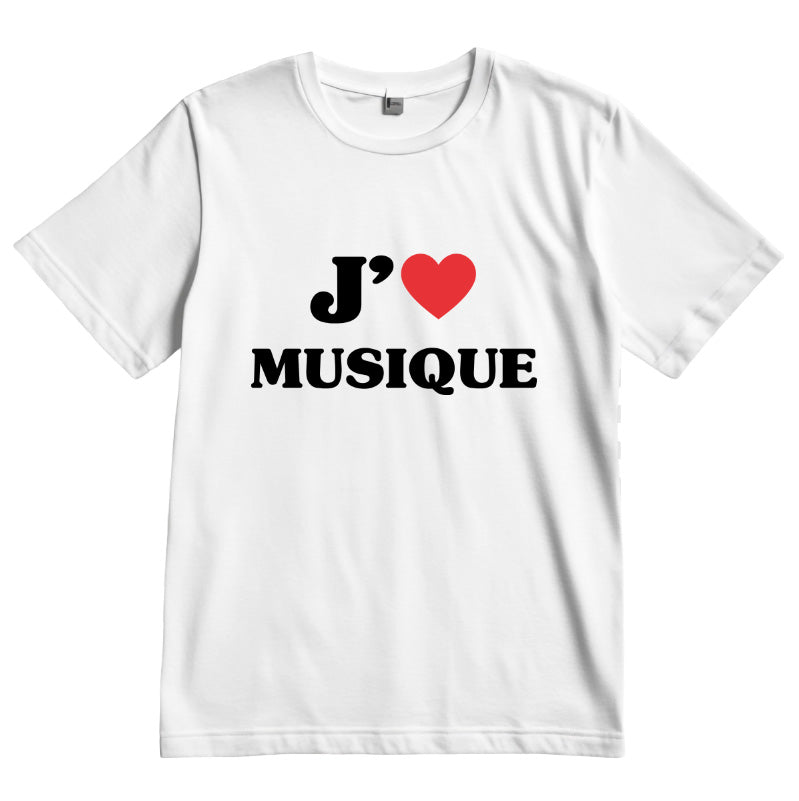 T-shirt J'<3 MUSIQUE